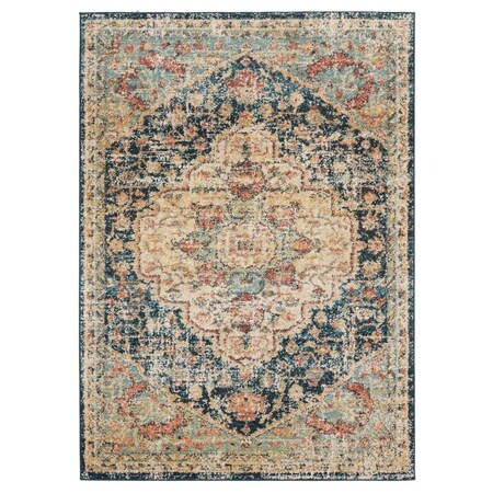 Manmade Marrakesh Sultan Multicolor Rectangle Area Rug - 5 ft. 3 in. x 7 ft. 2 in. MA3090237